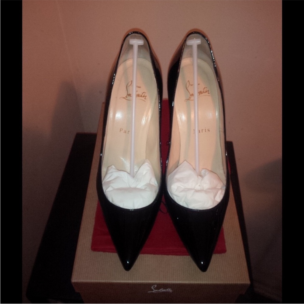 Christian Louboutin Black Stiletto Heels 100